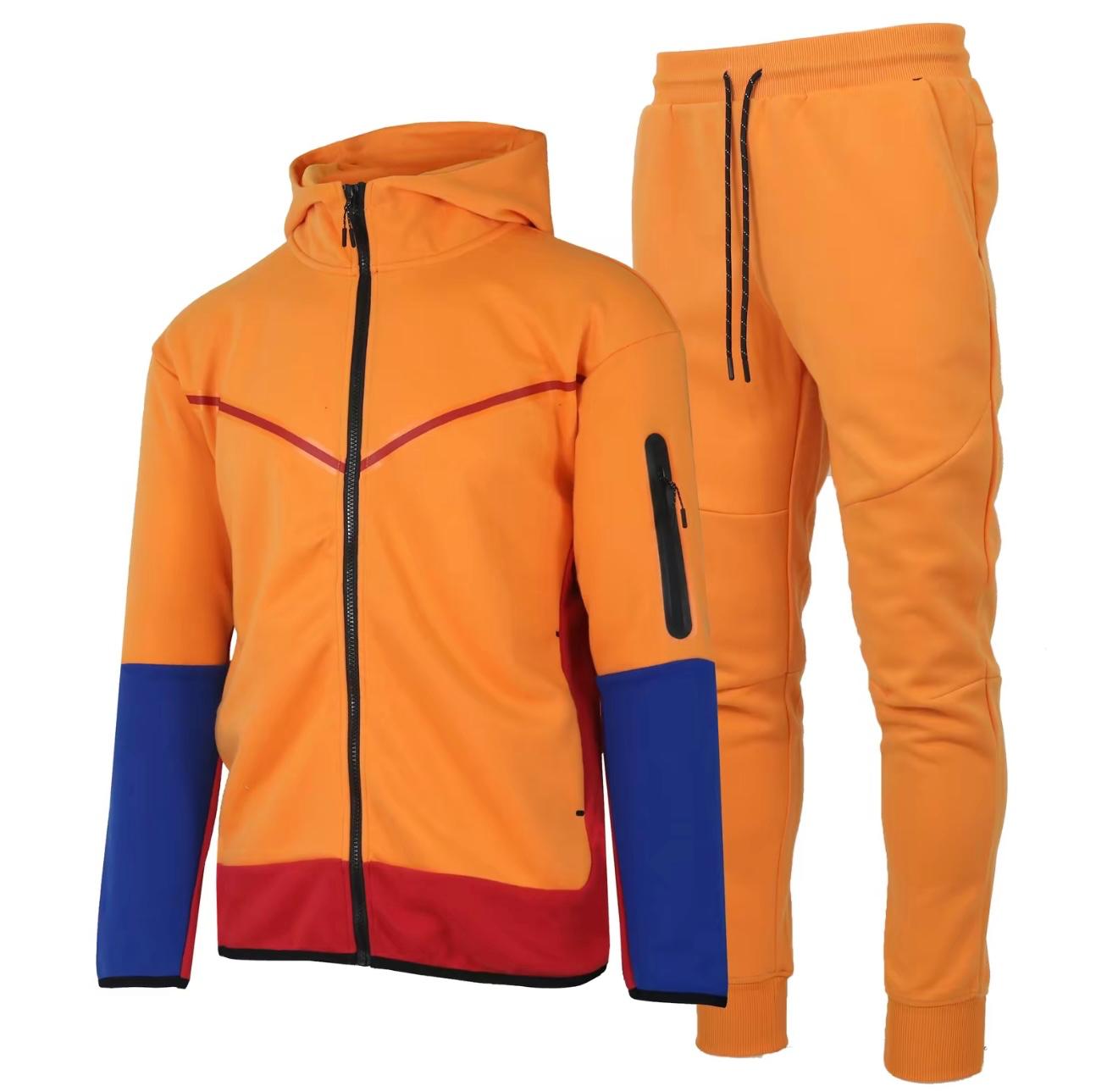 Men's Two-Tone UltraTech Fleece Athletic Tracksuit - Hoodie and Joggers - Overture Gifts