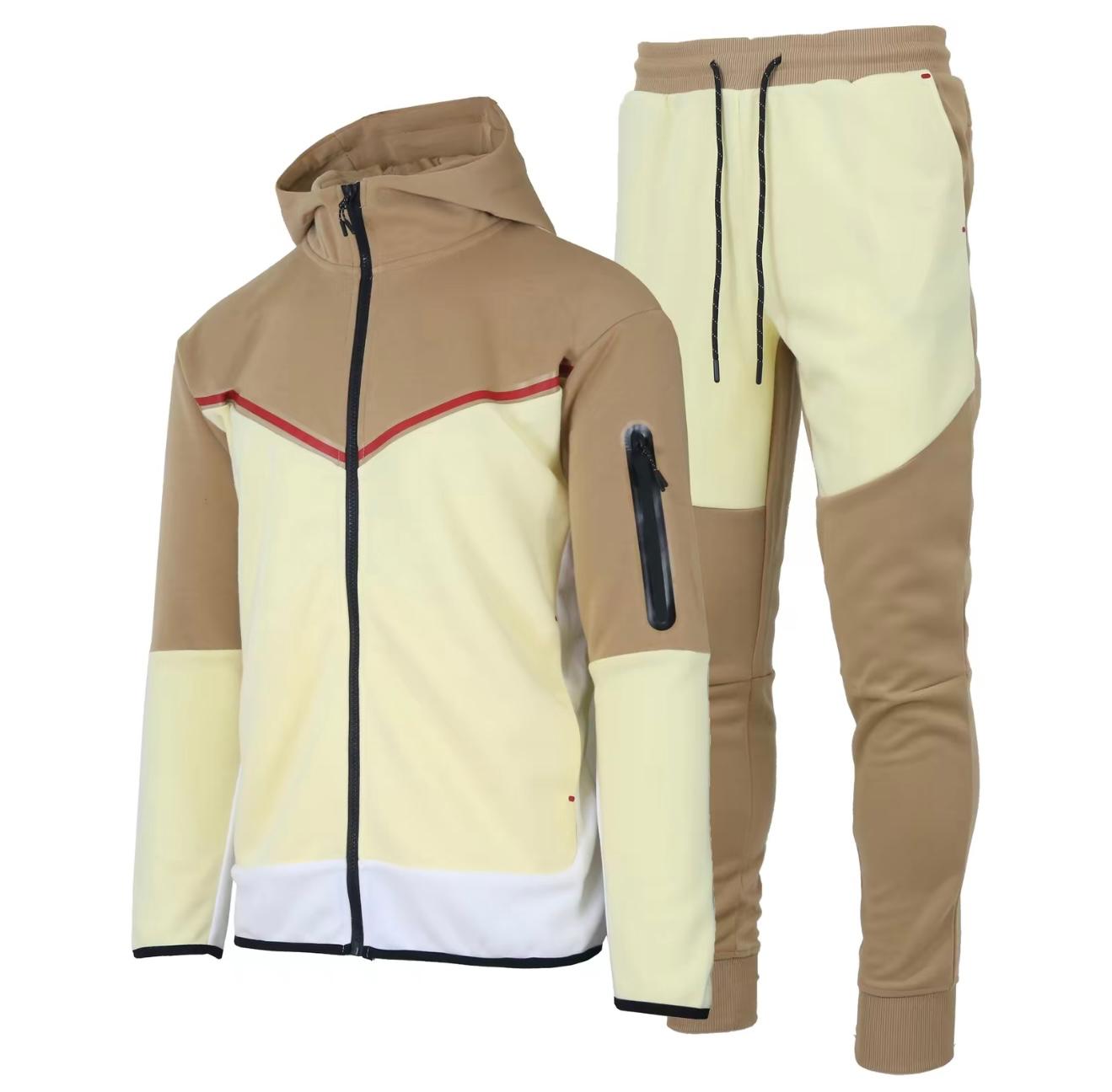 Men's Two-Tone UltraTech Fleece Athletic Tracksuit - Hoodie and Joggers - Overture Gifts