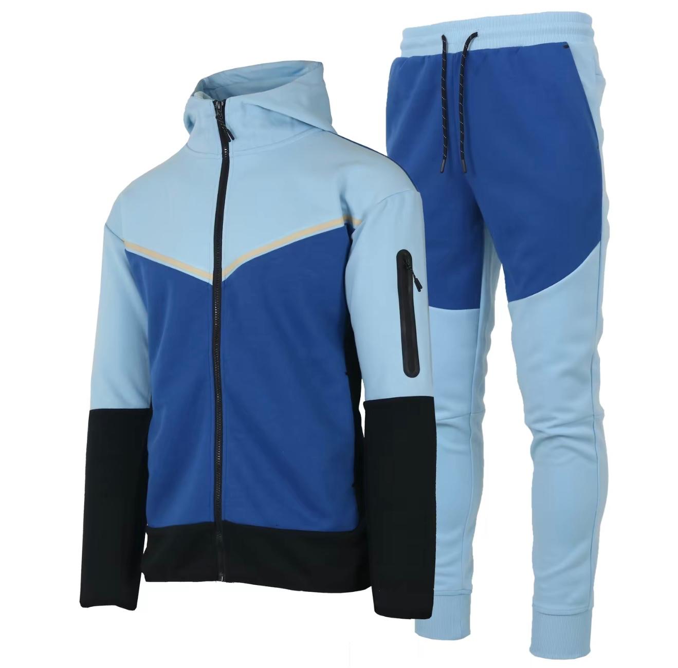 Men's Two-Tone UltraTech Fleece Athletic Tracksuit - Hoodie and Joggers - Overture Gifts