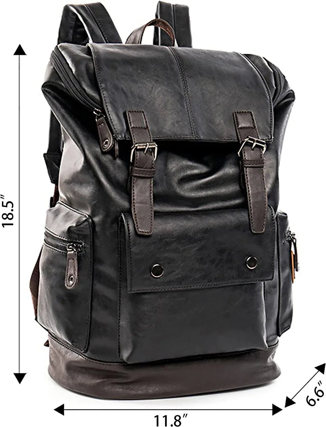 Men's Vegan Leather Backpack – Executive Commuter Carry - Overture Gifts