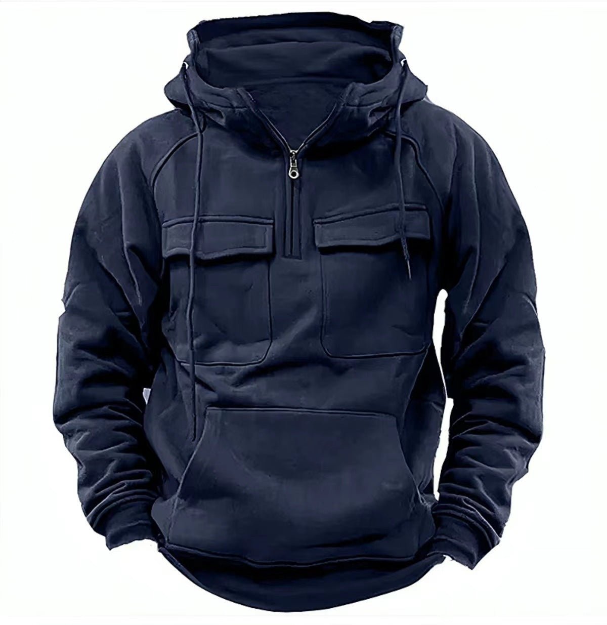 Men's Zip-up Hoodies Sweatshirt With Drawstring And Pocket Design Fashion Casual Sports Sweatshirt - Overture Gifts