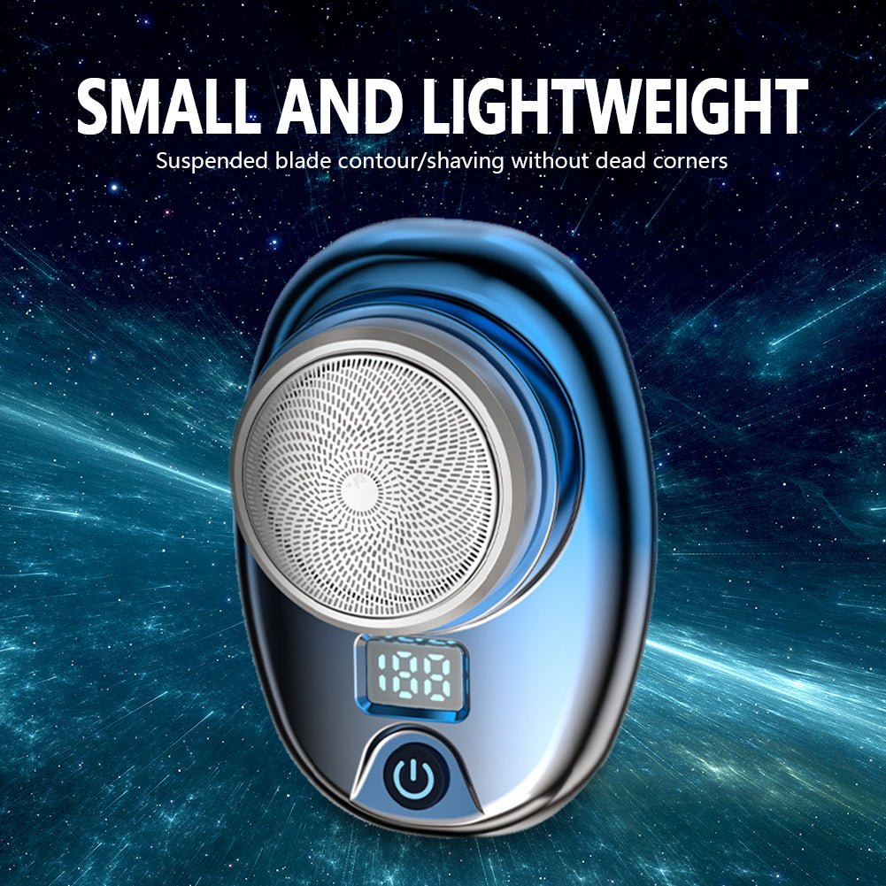 Mini portable rechargeable shaver powerful travel small steel cannon shaver car electric shaver - Overture Gifts