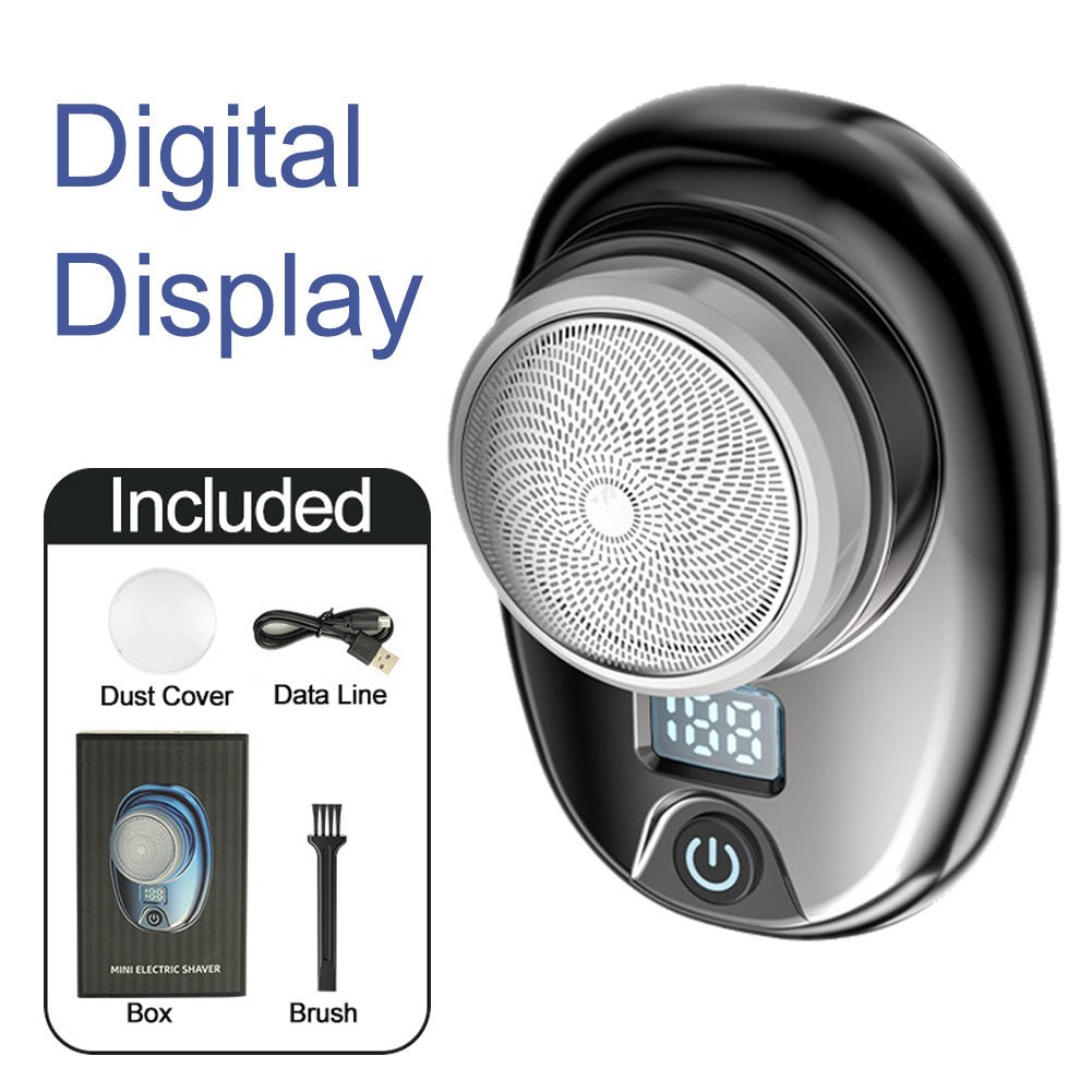 Mini portable rechargeable shaver powerful travel small steel cannon shaver car electric shaver - Overture Gifts