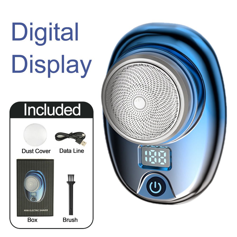 Mini portable rechargeable shaver powerful travel small steel cannon shaver car electric shaver - Overture Gifts