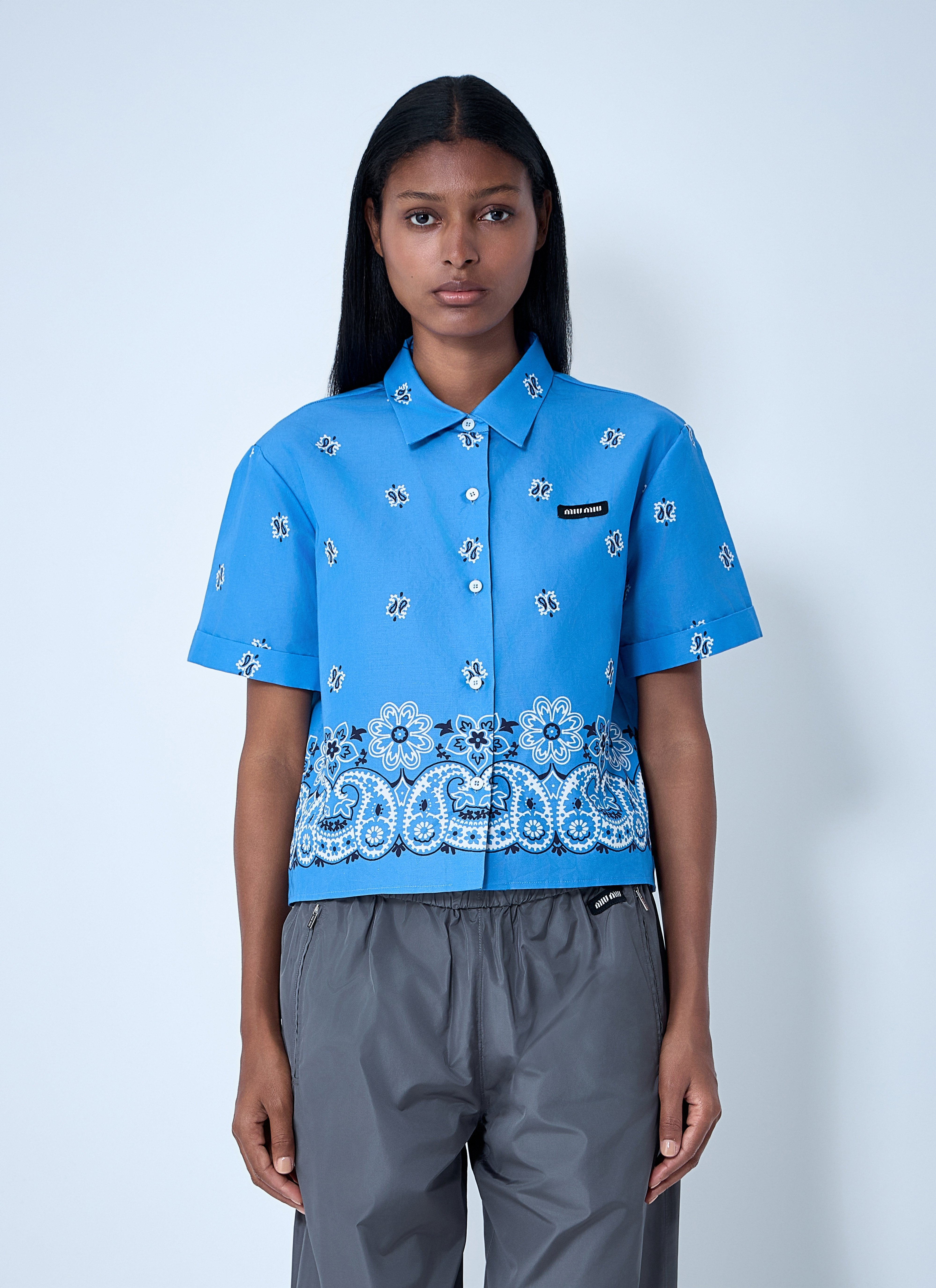 Miu Miu Women Bandana Shirt