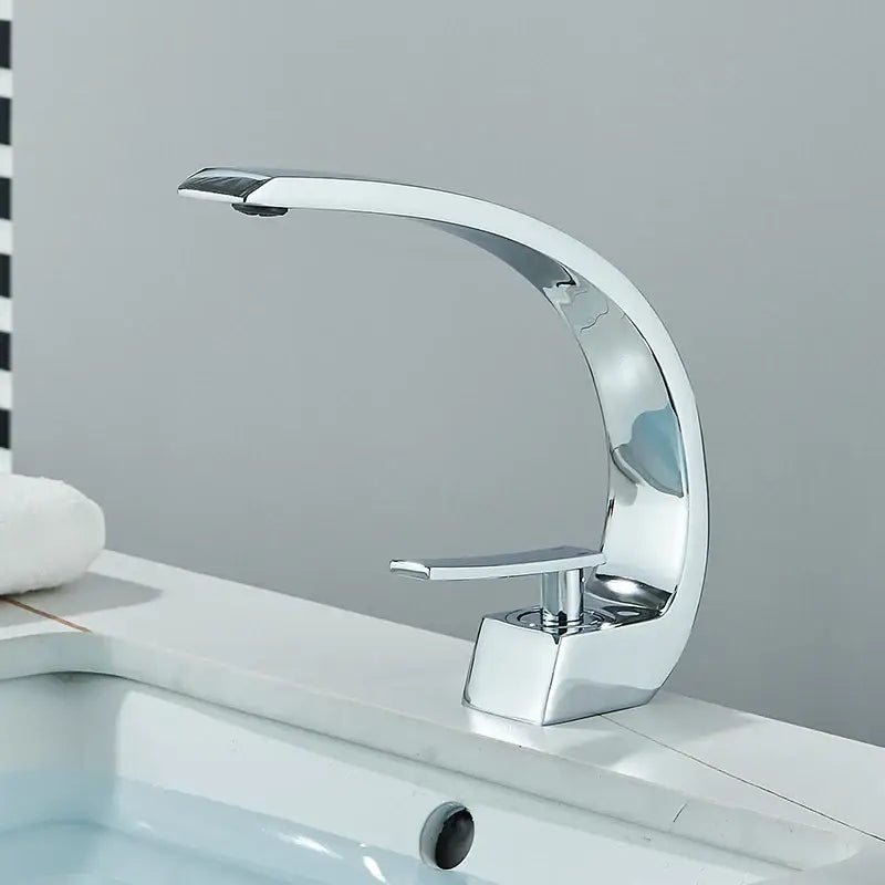 Modern matte black luxury brass basin faucet bathroom mixer tap - Overture Gifts