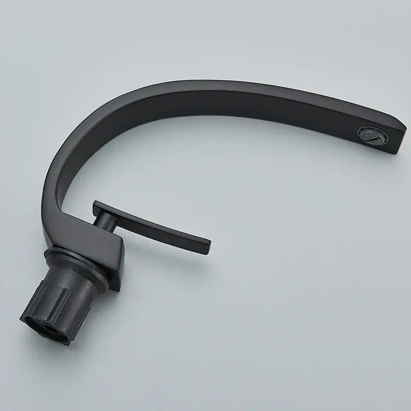Modern matte black luxury brass basin faucet bathroom mixer tap - Overture Gifts