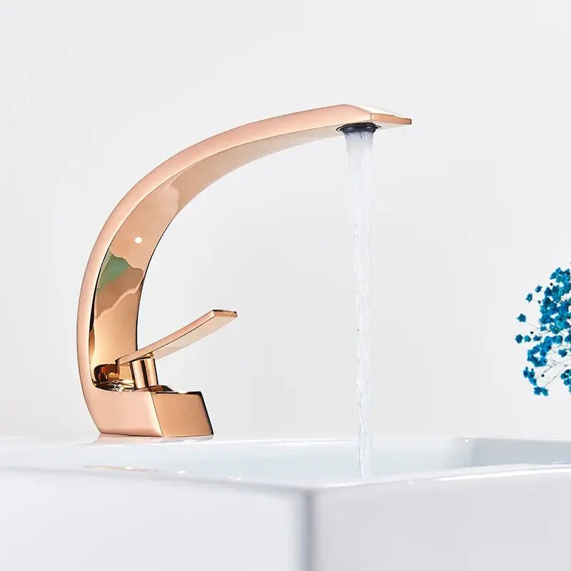 Modern matte black luxury brass basin faucet bathroom mixer tap - Overture Gifts