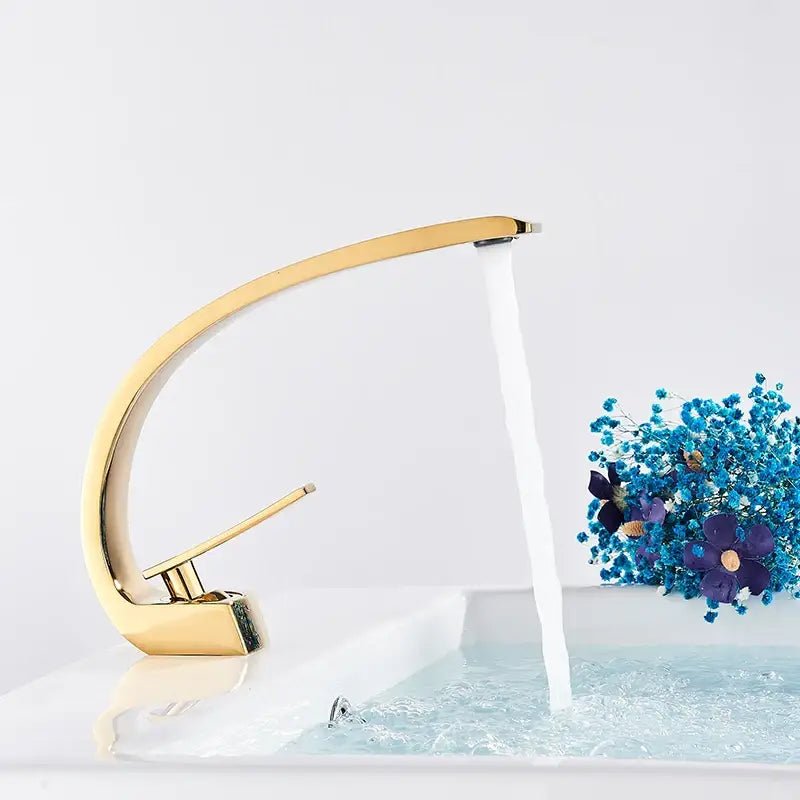 Modern matte black luxury brass basin faucet bathroom mixer tap - Overture Gifts