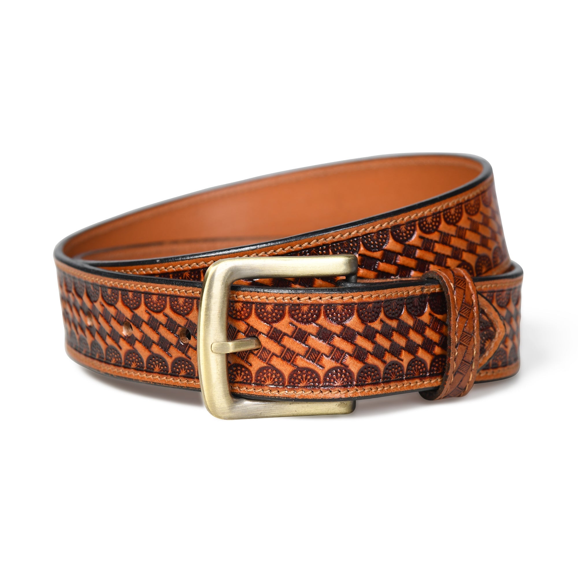 Modern Western Leather Belt - Overture Gifts