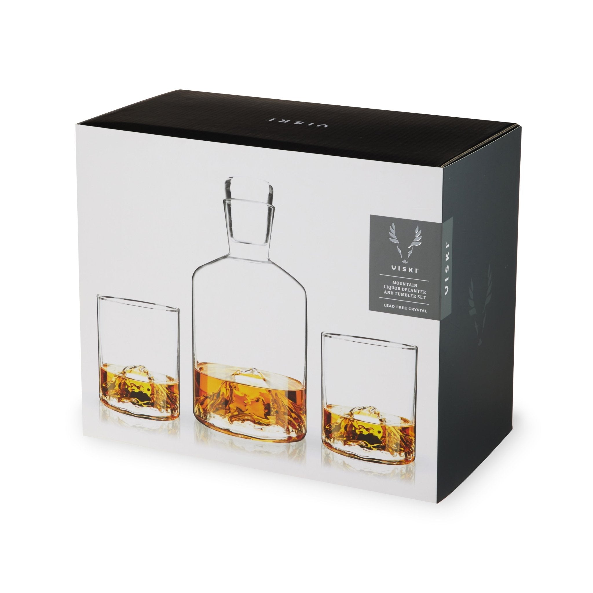 Mountain Crystal Decanter and Tumbler Set - Overture Gifts