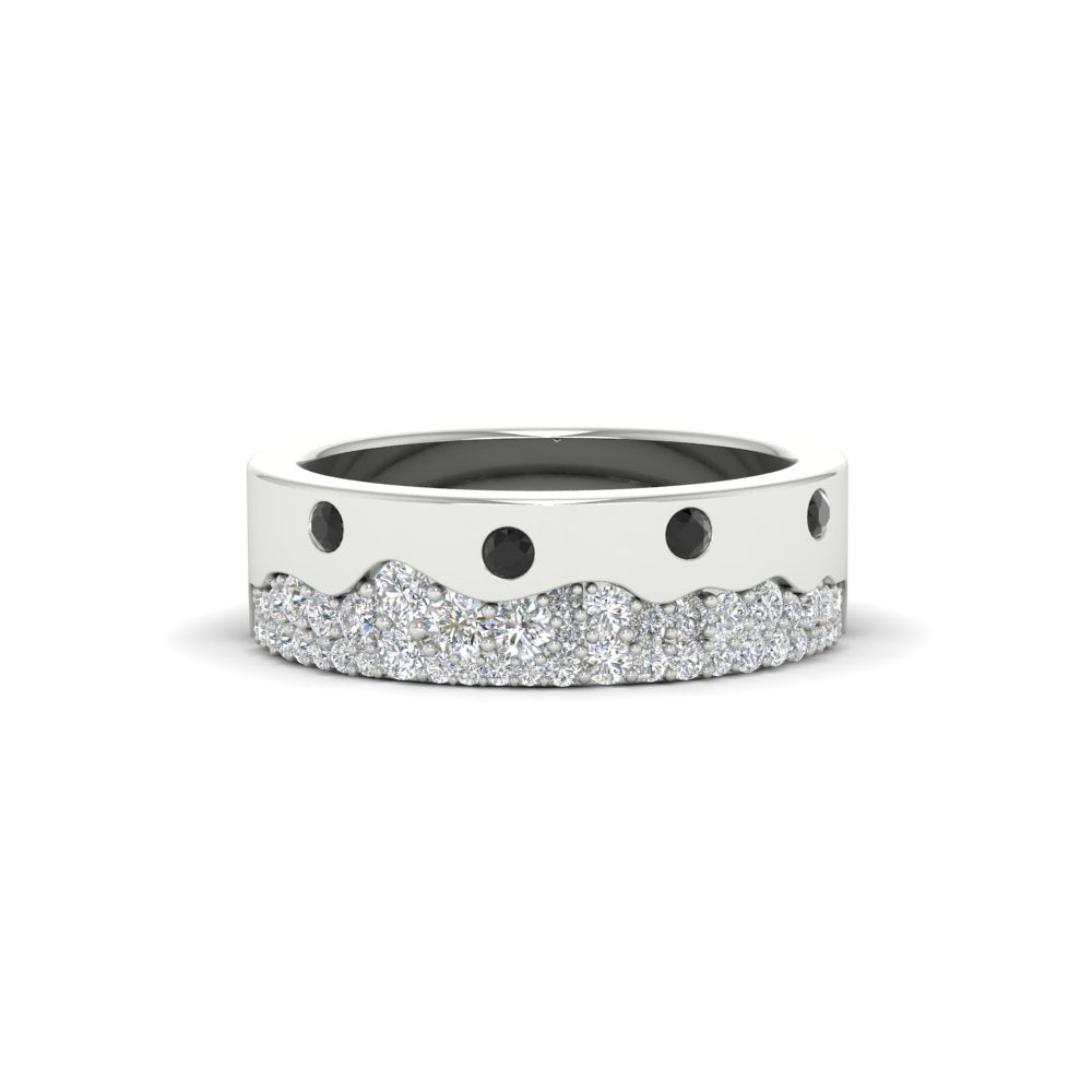 Mountain Stone Mens Wedding Ring