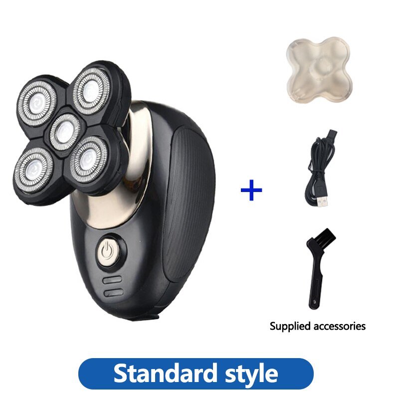 Multifunctional Grooming kit Electric Shaver Wet Dry For Men Electric Razor Rechargeable Bald Head Shaving Machine Beard Trimmer - Overture Gifts