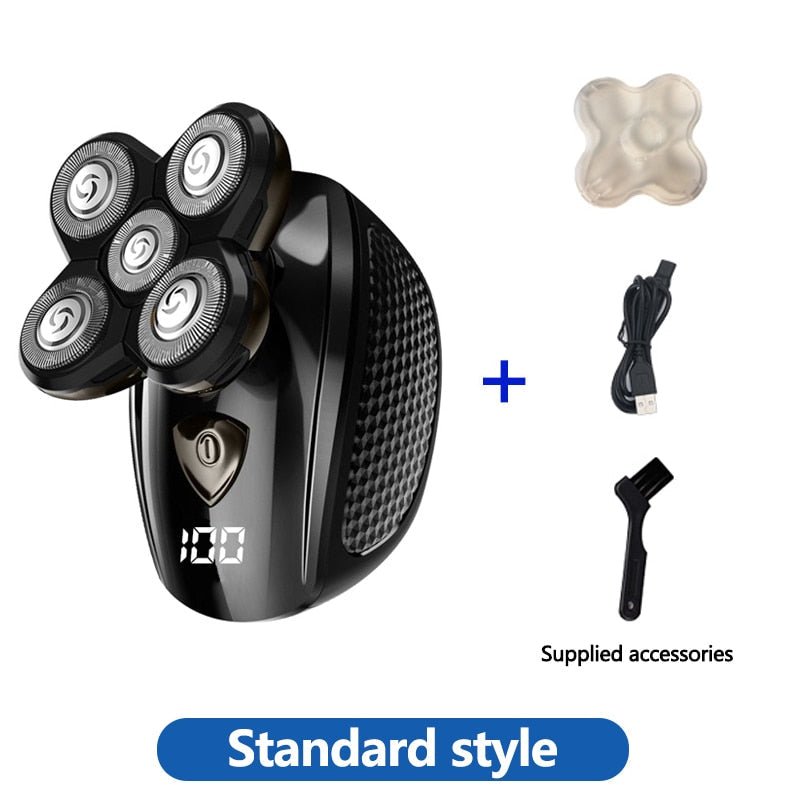 Multifunctional Grooming kit Electric Shaver Wet Dry For Men Electric Razor Rechargeable Bald Head Shaving Machine Beard Trimmer - Overture Gifts