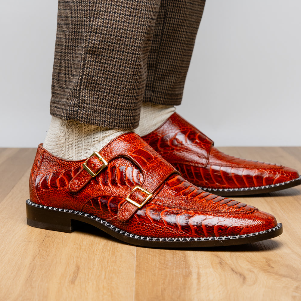 Napoli Rustic Cognac Shoe