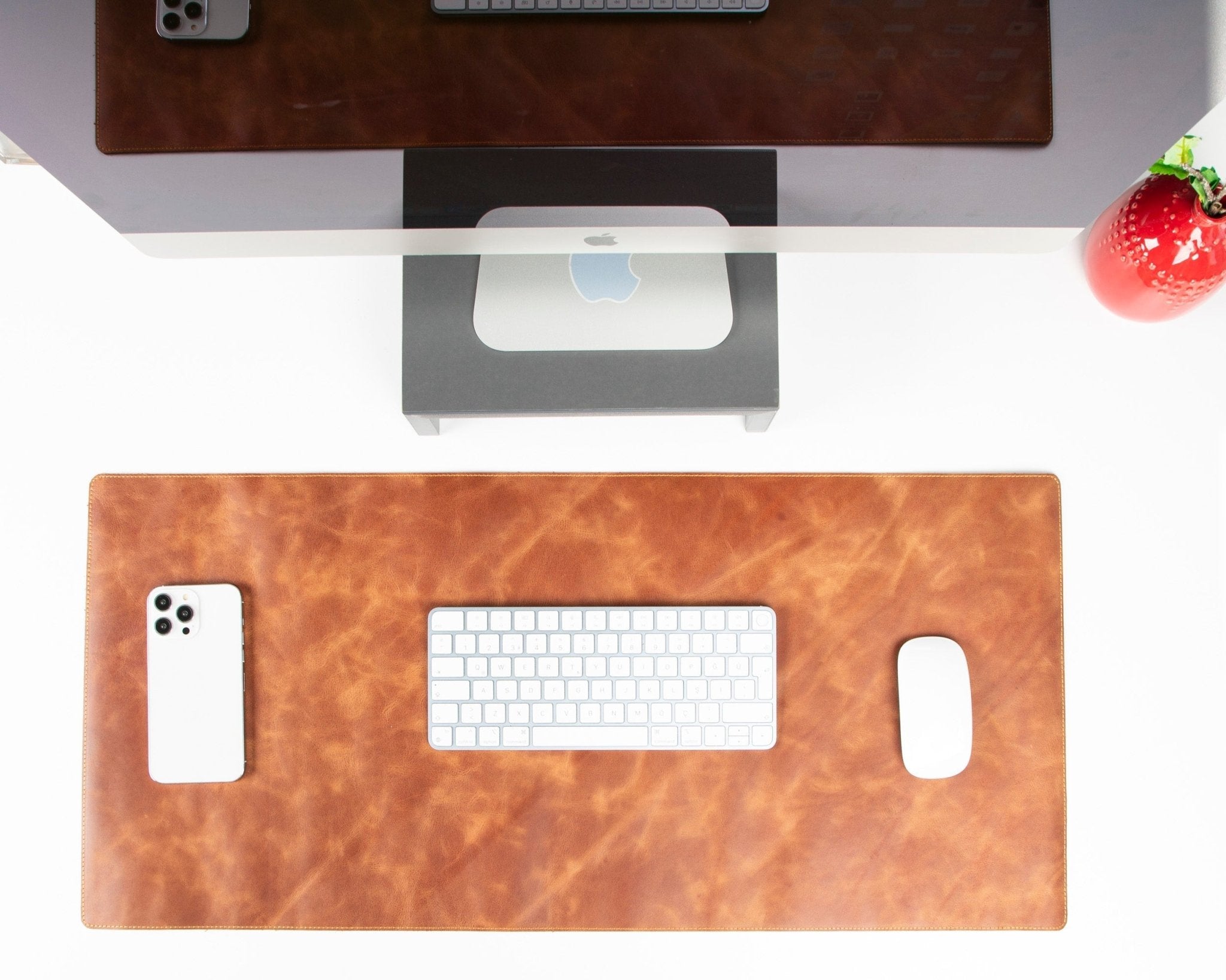 Natural Leather Desk Mat (91 cm x 48 cm) - Overture Gifts
