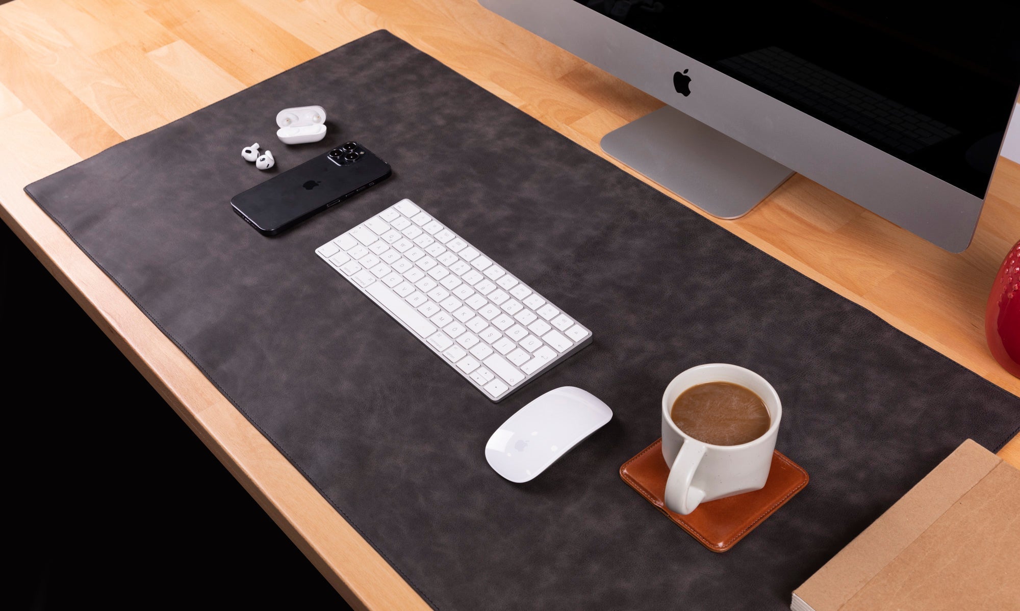 Natural Leather Desk Mat (91 cm x 48 cm) - Overture Gifts