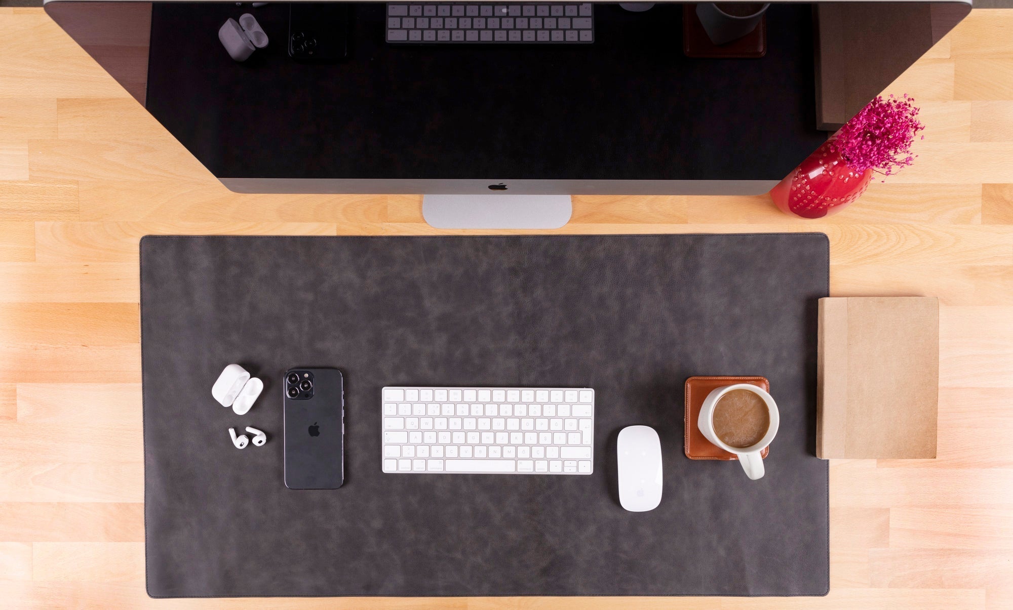 Natural Leather Desk Mat (91 cm x 48 cm) - Overture Gifts
