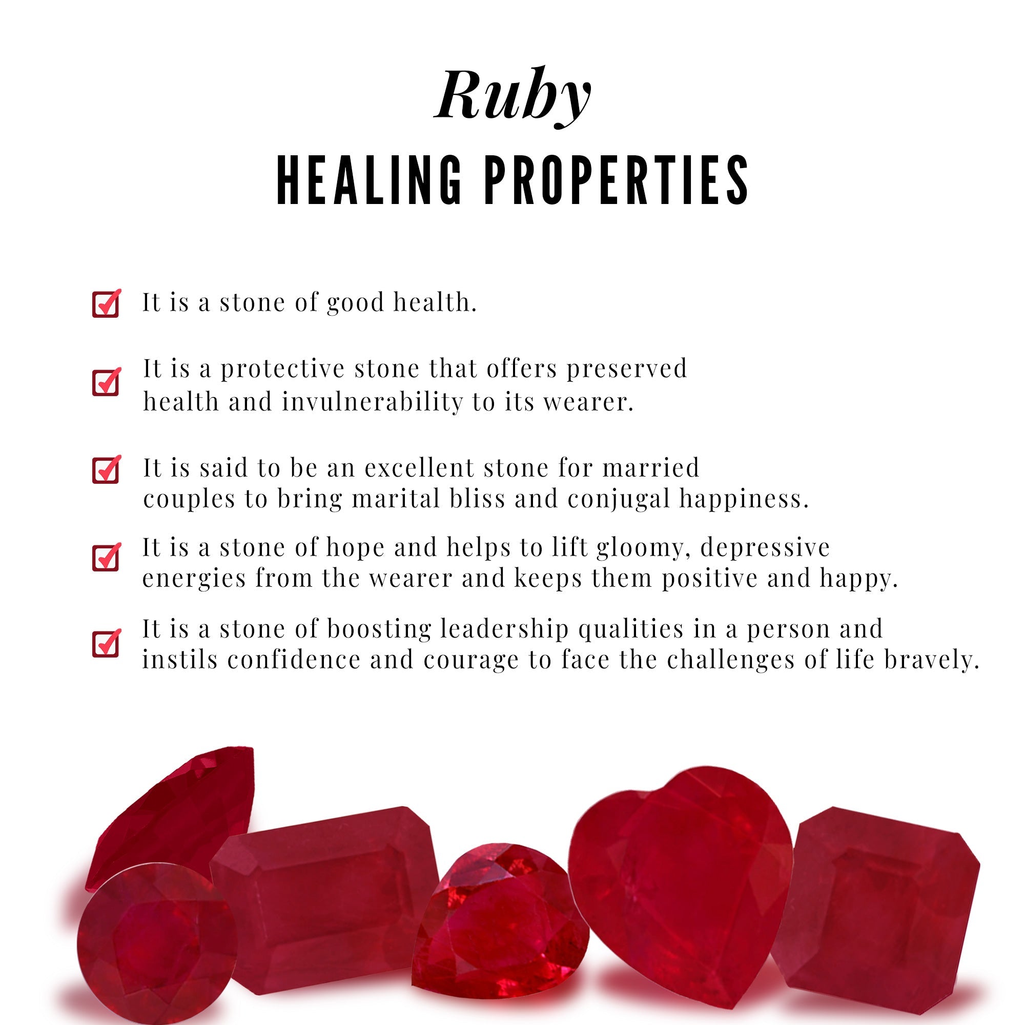 Natural Ruby Stud Earrings with Diamond Halo - Overture Gifts