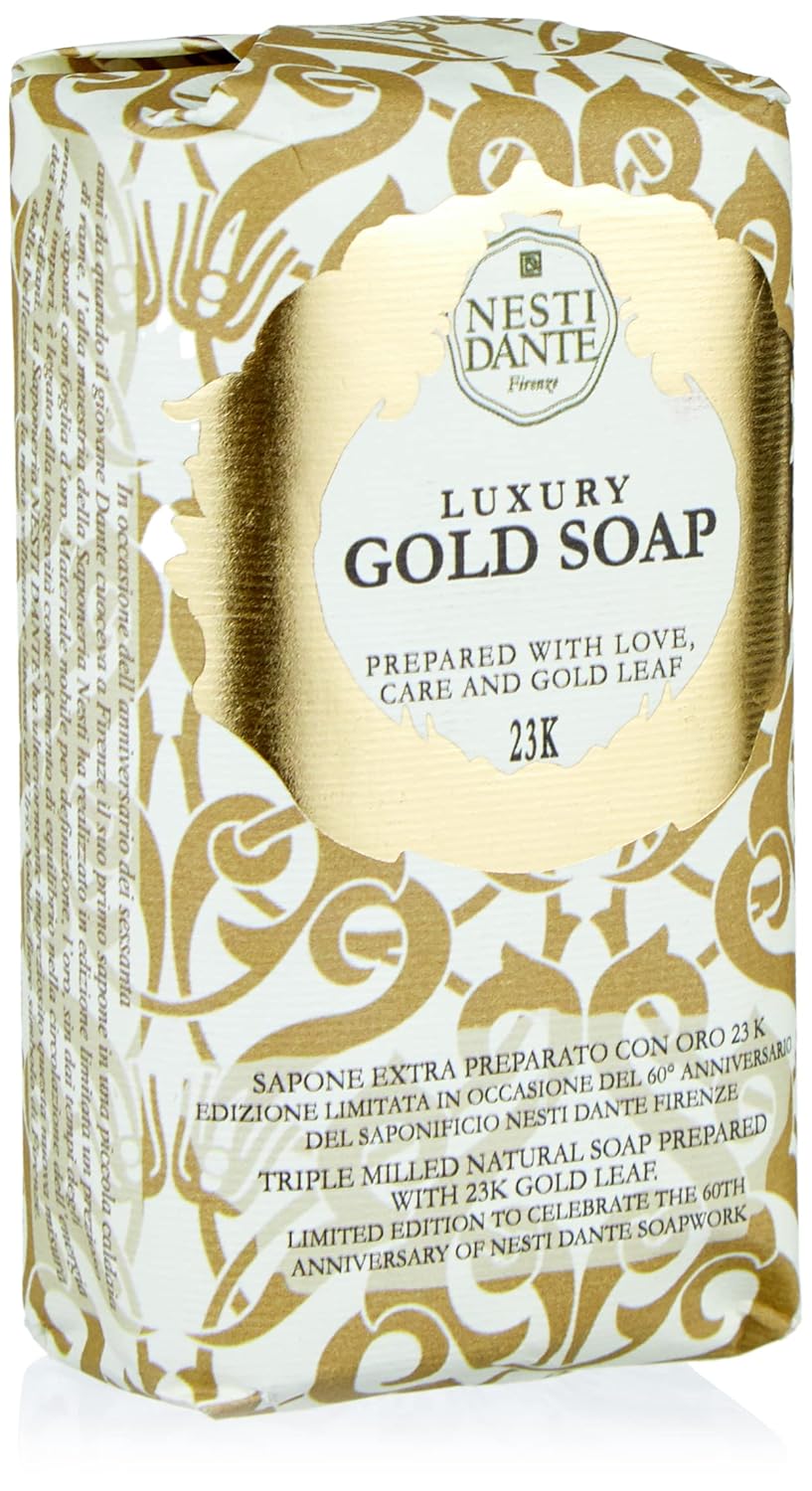 Nesti Dante Luxury Gold Bar Soap 250 gr - Overture Gifts