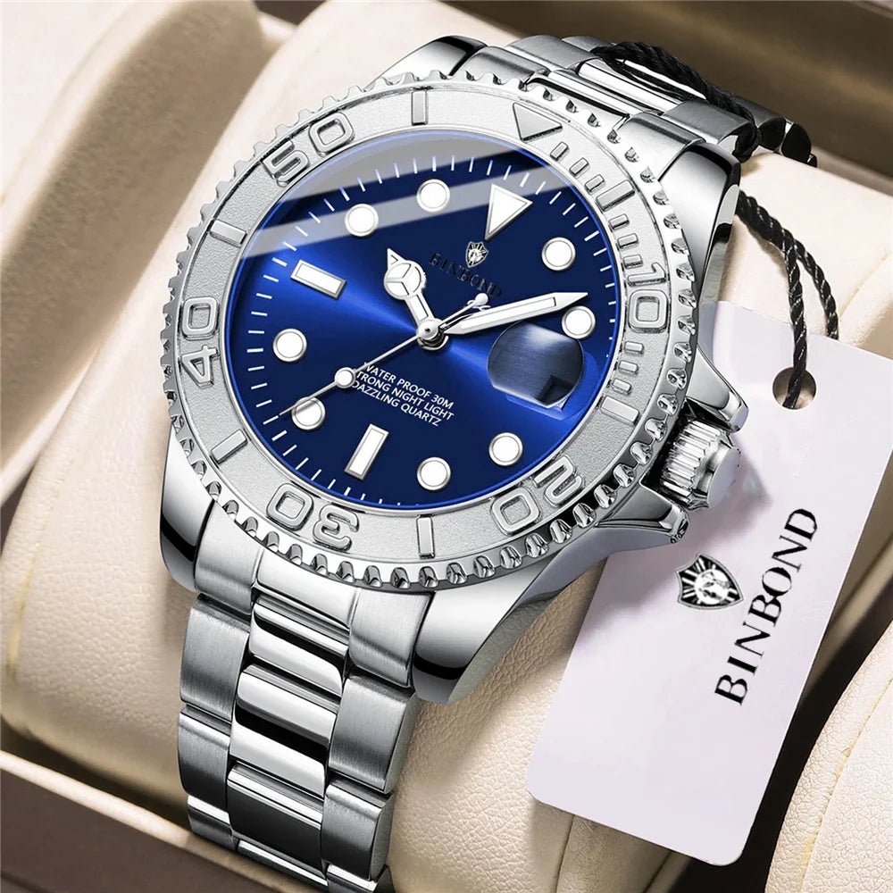 New Automatic Watch Mens Sports Bezel Gray Digital Luxury Watches For Man Fashion Quartz Wristwatches Gifts Men Tudo Por 1 Real - Overture Gifts