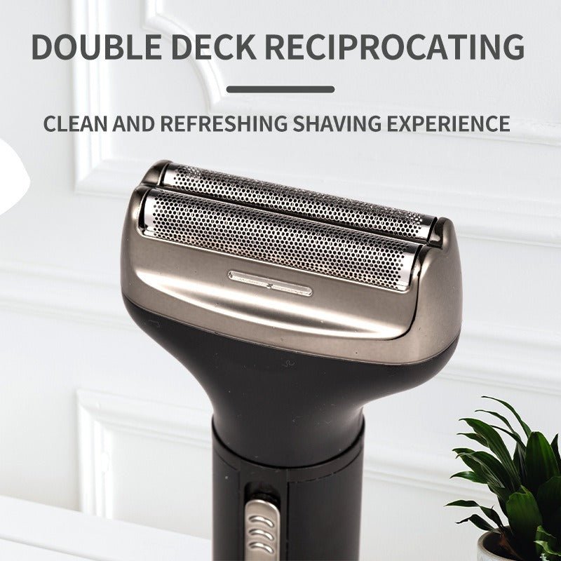 New Men's 4 in 1 Electric Razor Nose Hair Sideburns Knife Trimmer Eyebrow Grooming Set Compound - Overture Gifts
