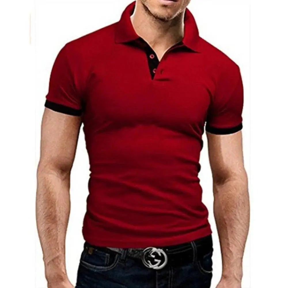 New Polo Shirt Men Summer Cool Men's Shirts Sleeve Polo Business Clothes Luxury Men Tee Shirt Polos women's short sleeves Summer Men's T-shirt Short Sleeved Lapel Casual T-shirt for Male Half Sleeve Tops - Overture Gifts