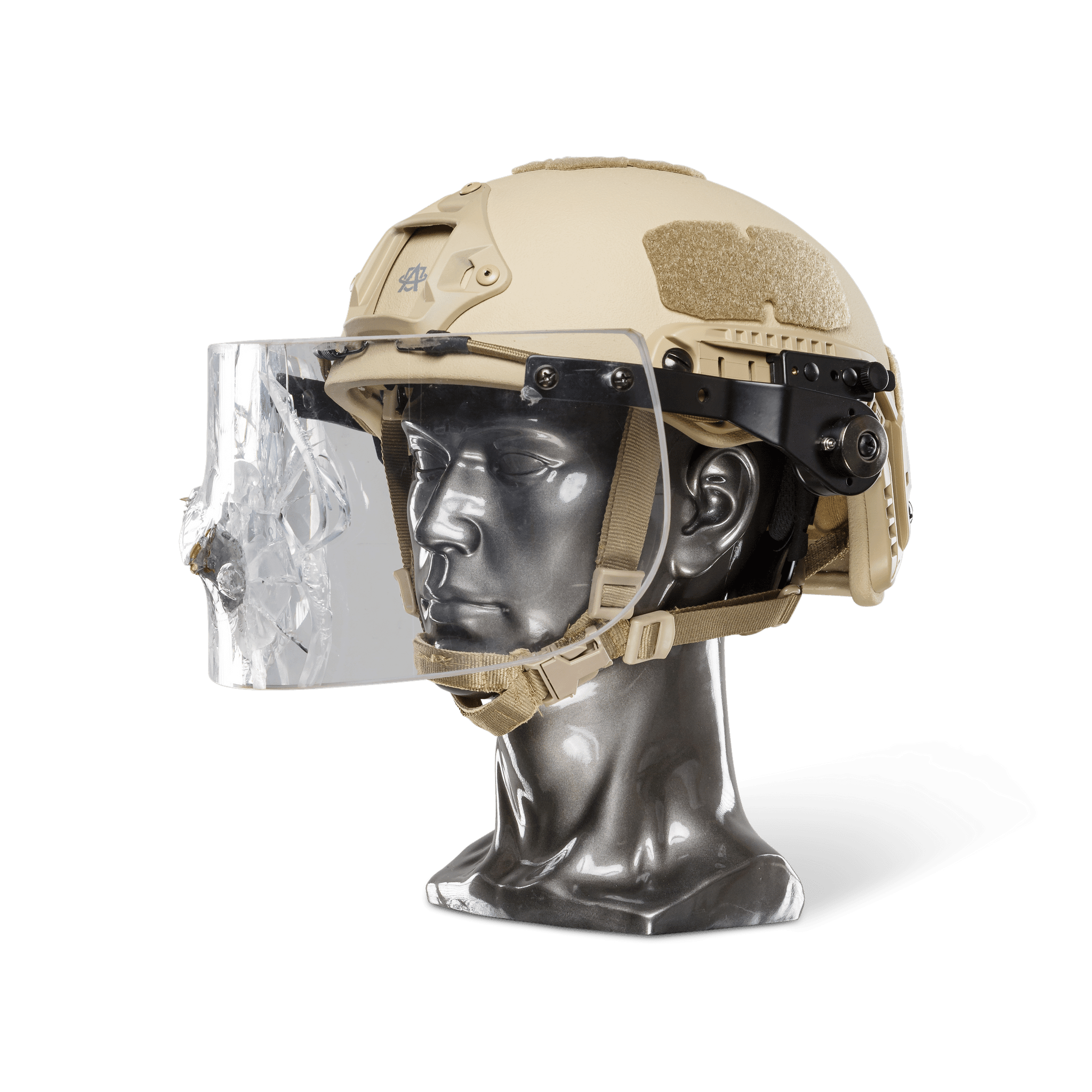Texas IIIA+ Ballistic Face Shield - Fits All Helmets with ARC