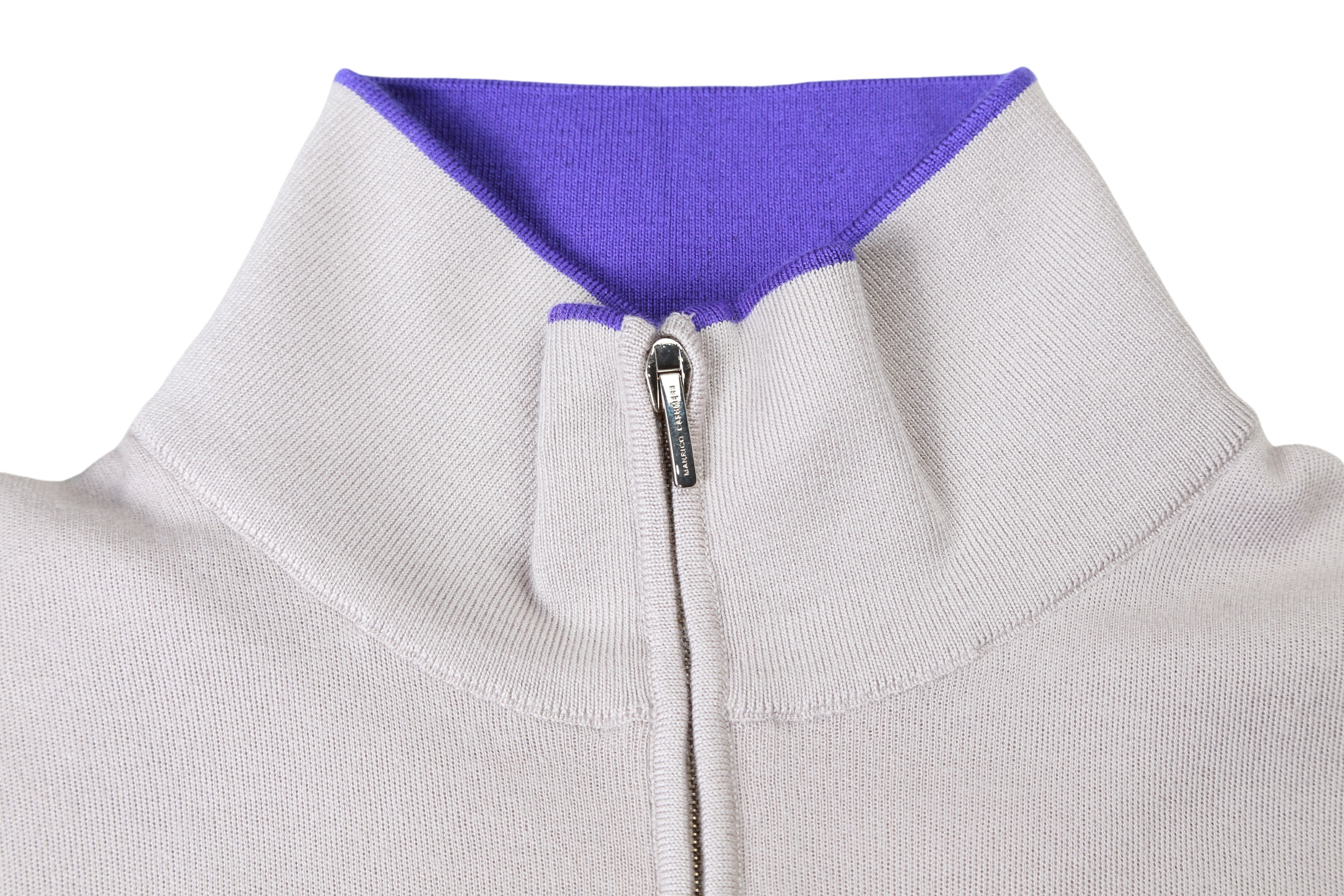 Manrico Cashmere Quarter-Zip Mock Neck Sweater