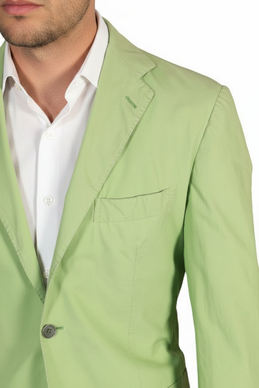 Kiton Solid Cotton Sport Jacket