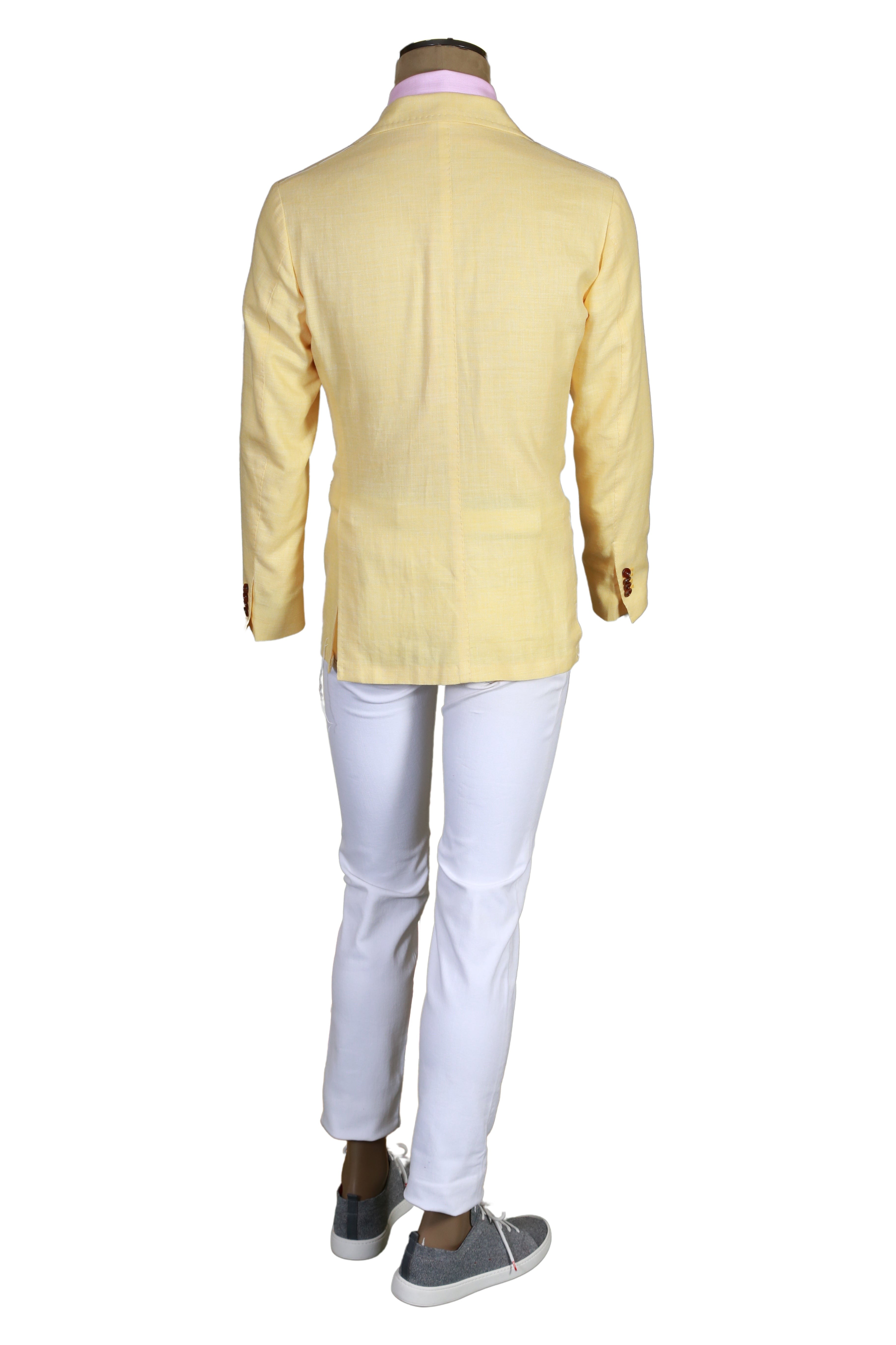 Sartorio Solid Silk-Linen-Wool Sport Jacket