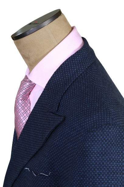 Sartorio Birdseye Virgin Wool Double Breasted Sport Jacket