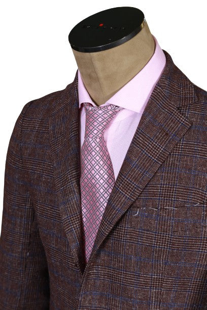 Sartorio Plaid Wool-Cotton Sport Jacket