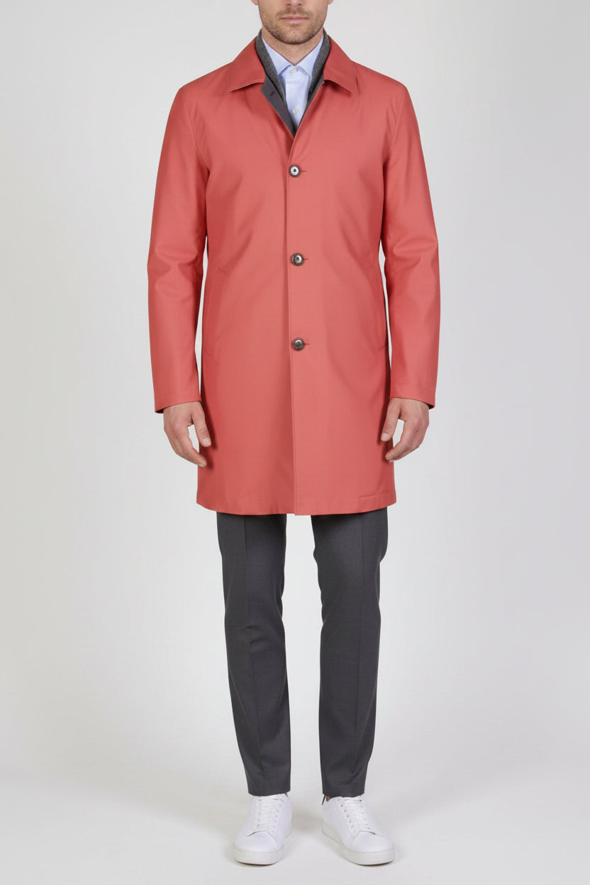 Kired by Kiton Ben Reversible Raincoat