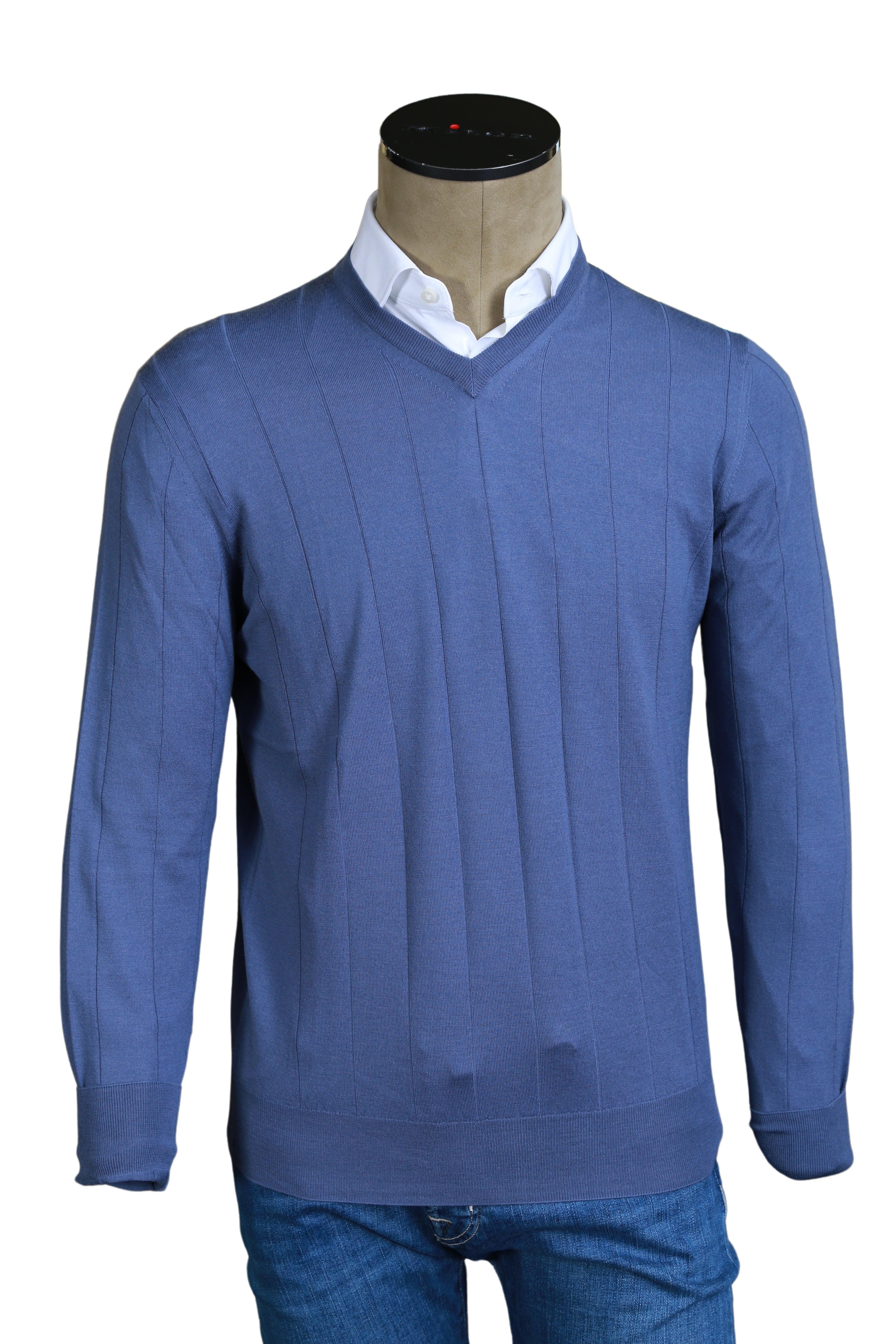 Fedeli Cashmere V-Neck Sweater