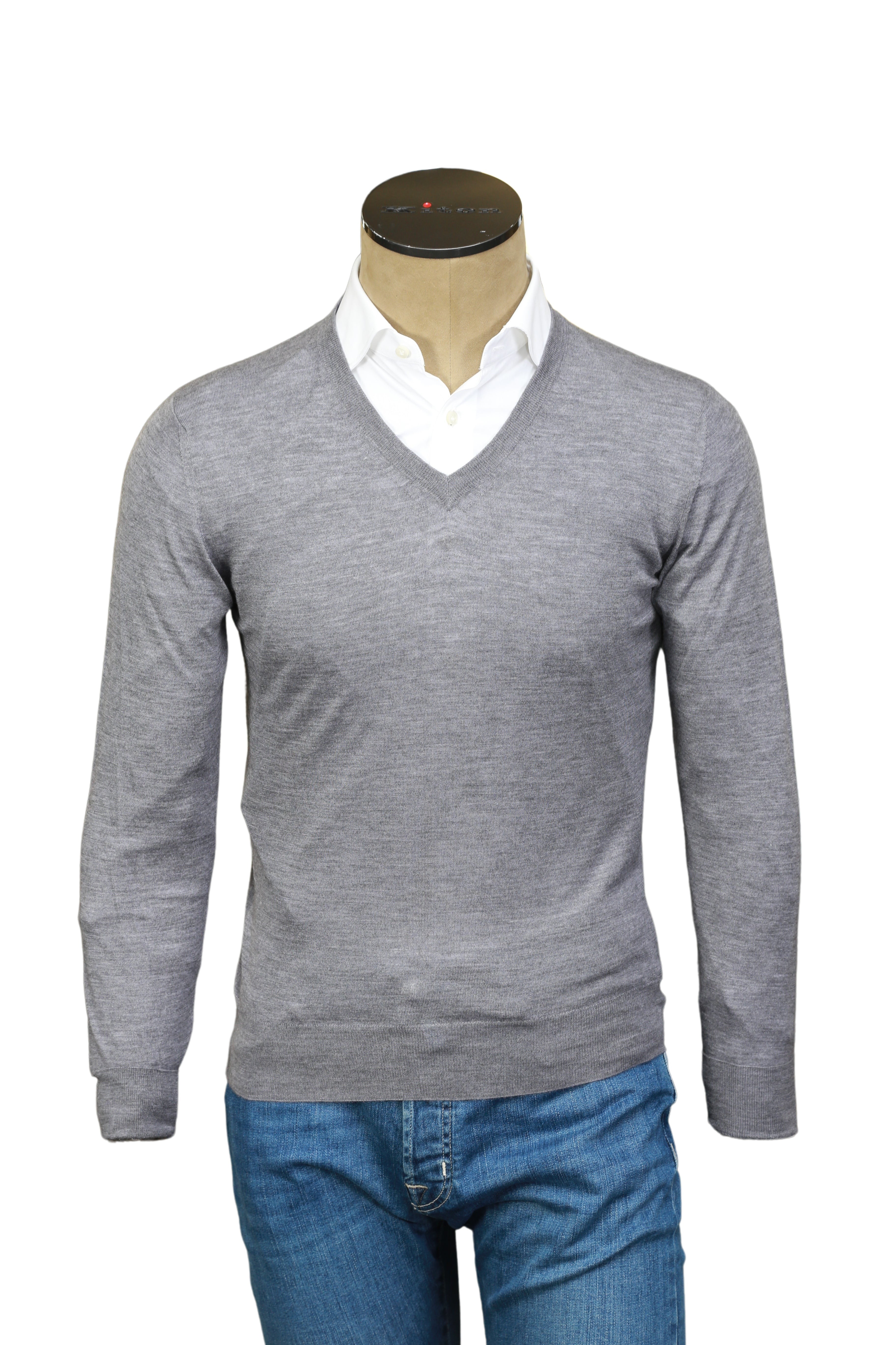 Fedeli Cashmere V-Neck Sweater