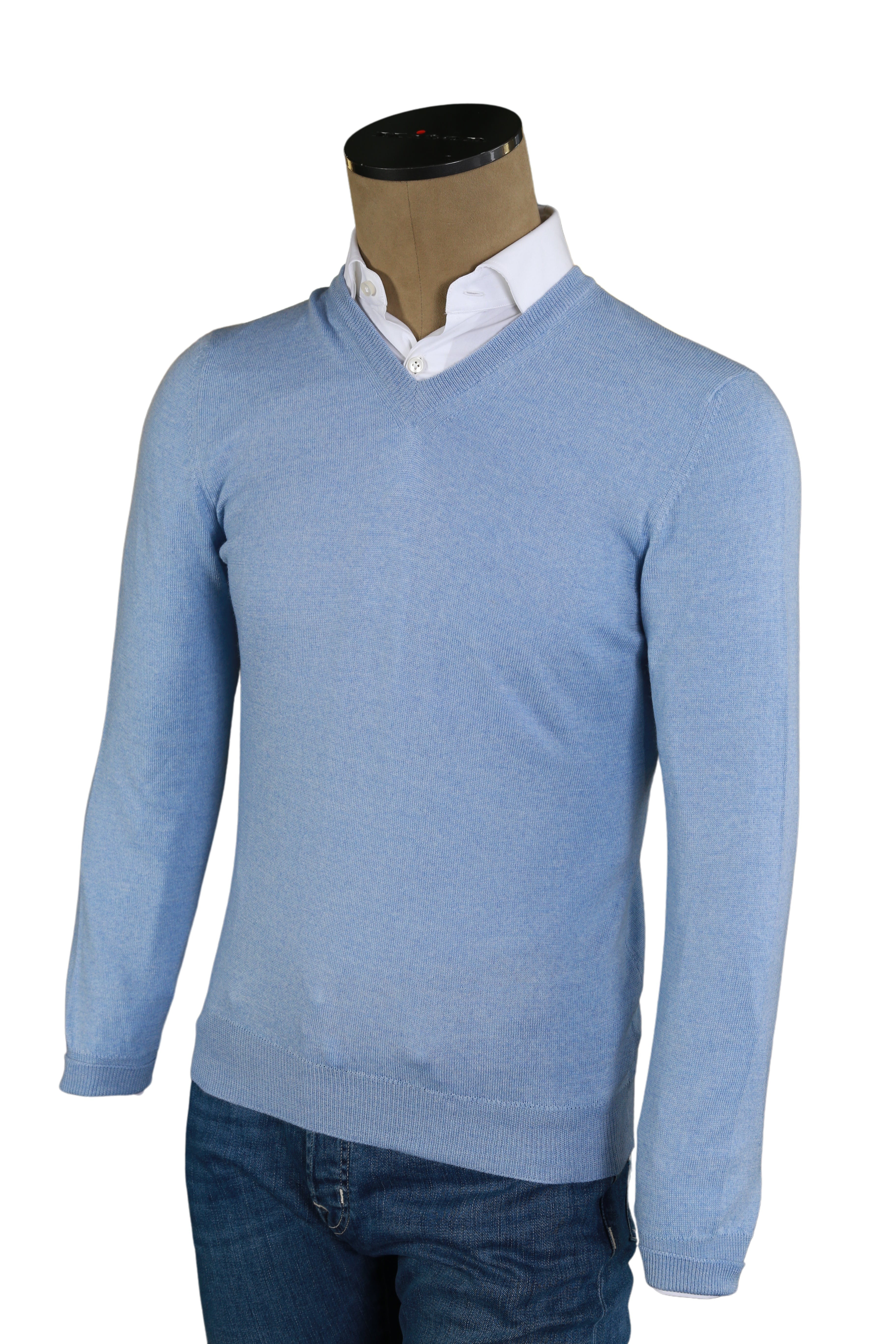 Fedeli Cashmere V-Neck Sweater