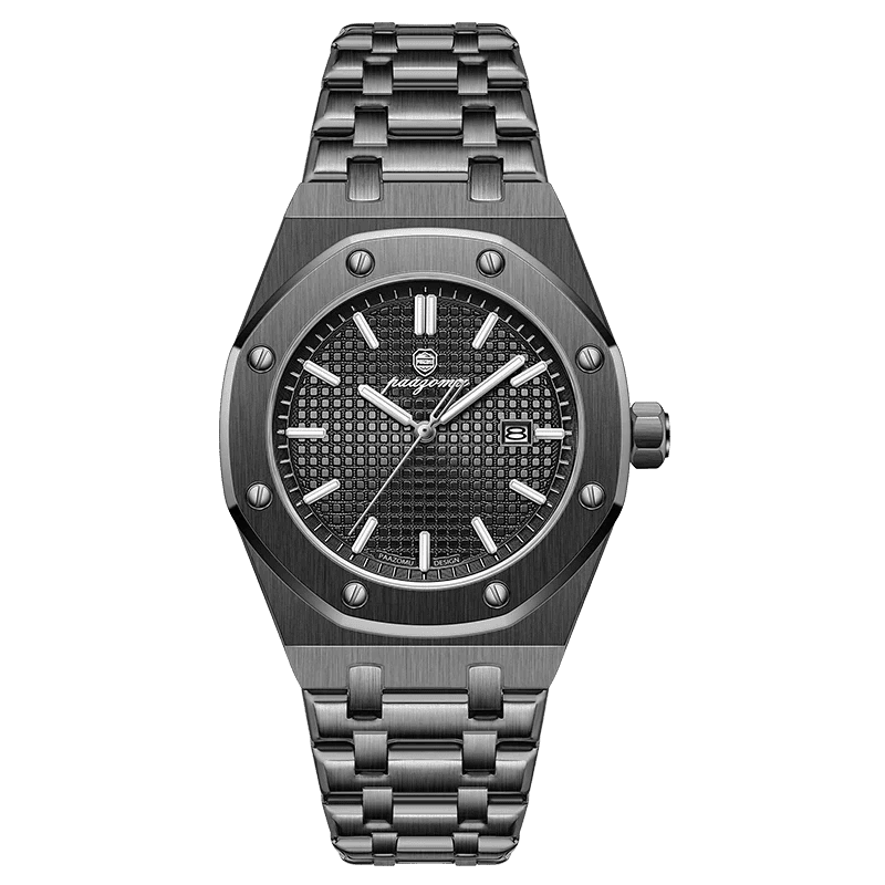 PAAZOMU High Quality Original Men Clock Waterproof Luminous Date Luxury Man Watch Stainless Steel Quartz Men's Watches Male+Box - Overture Gifts