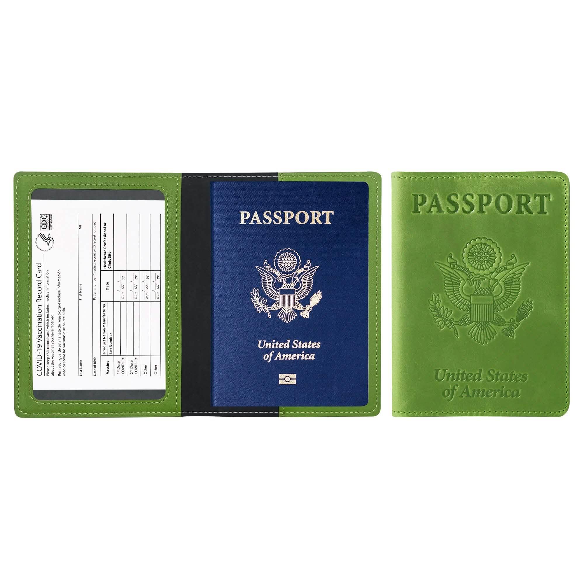 Passport Holder with Vaccination Card Protector - Overture Gifts