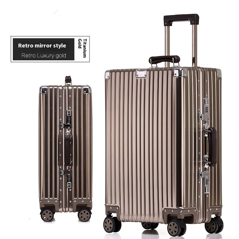 Password Aluminum Frame 20-inch Aluminum Magnesium Luggage - Overture Gifts