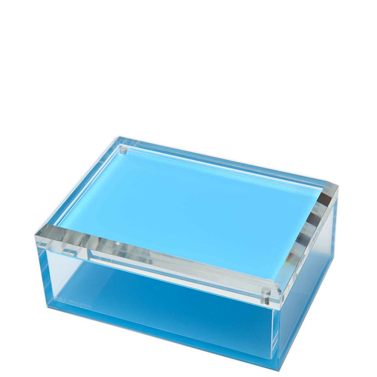 Pastel Blue Acrylic 5" x 7" Photo Box