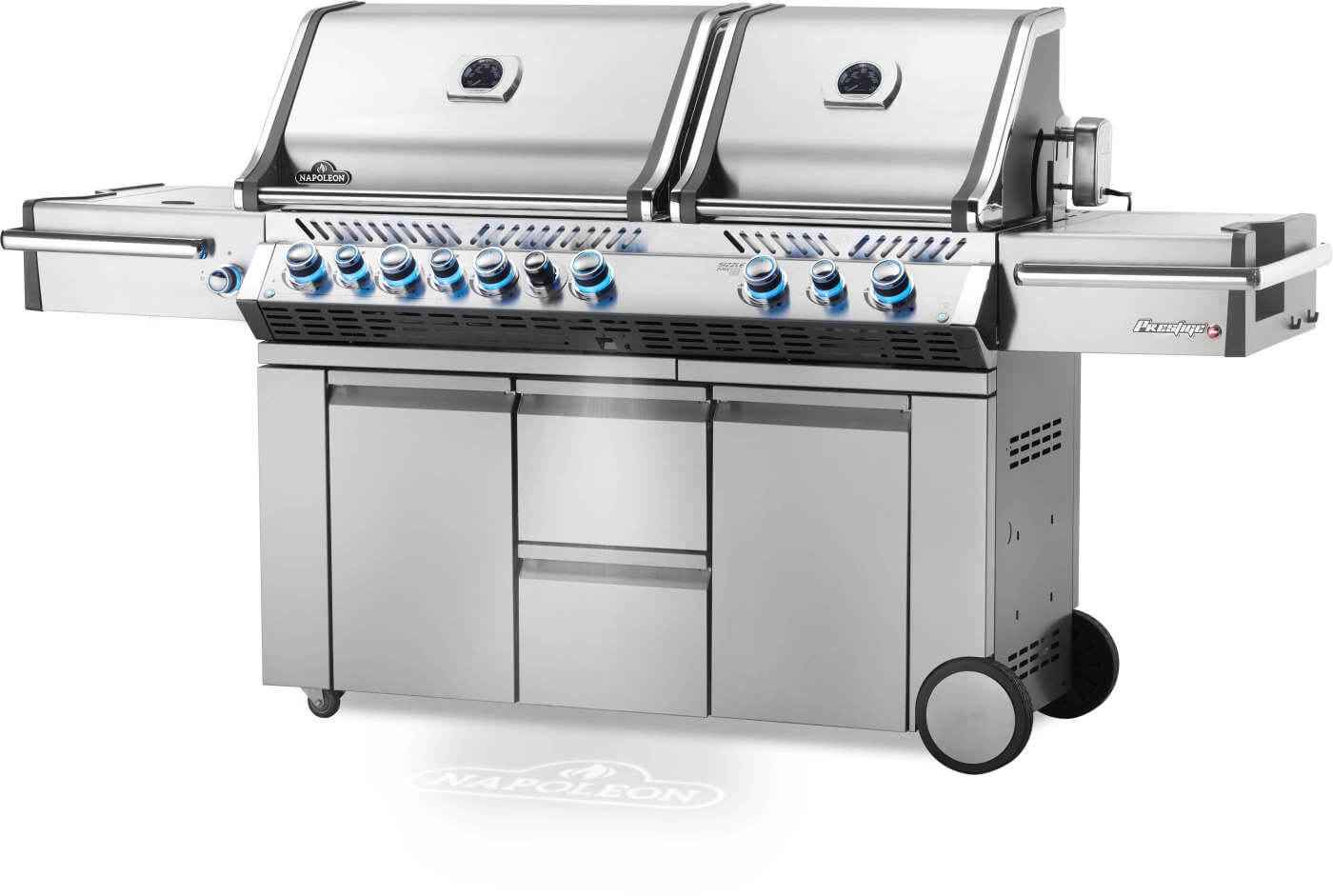 Patio Elegance Gas Grill Prestige PRO 825 RSBI with Power Side Burner and Infrared Features - Overture Gifts