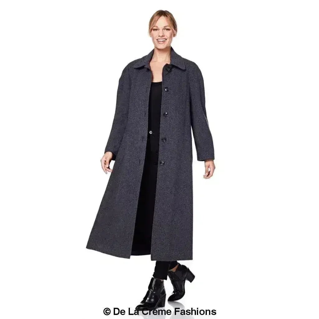 Plus Size Wool Cashmere Coat - Curve Inclusive | Femstylo - Overture Gifts