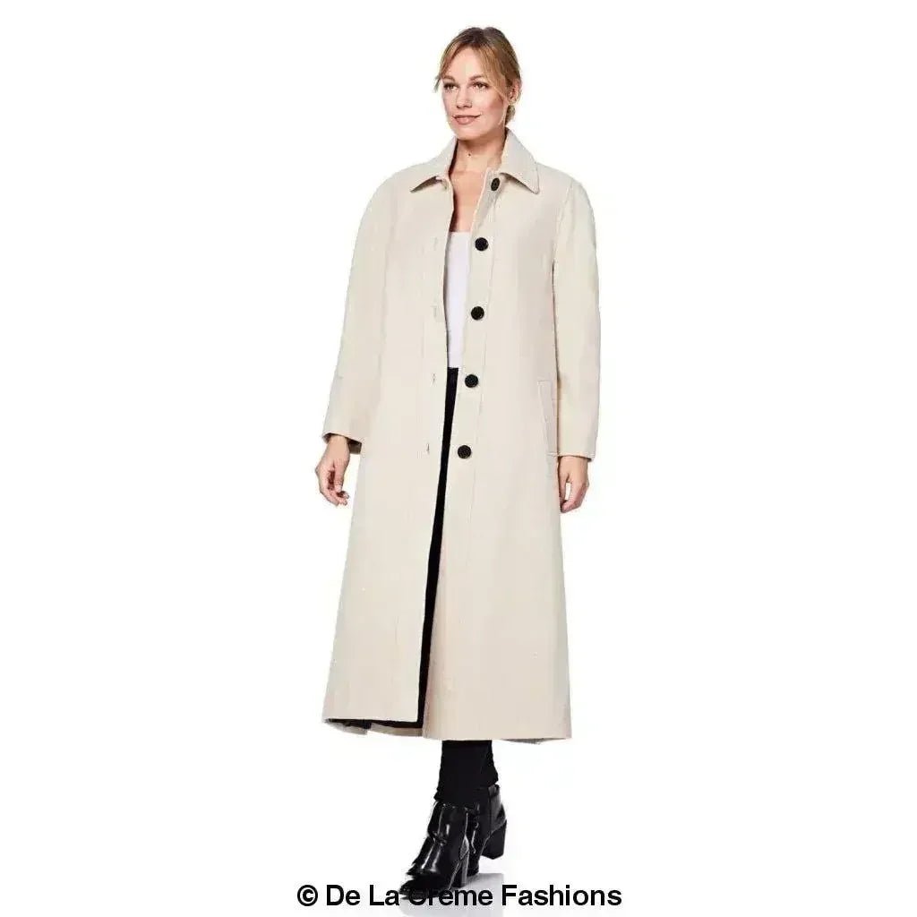 Plus Size Wool Cashmere Coat - Curve Inclusive | Femstylo - Overture Gifts