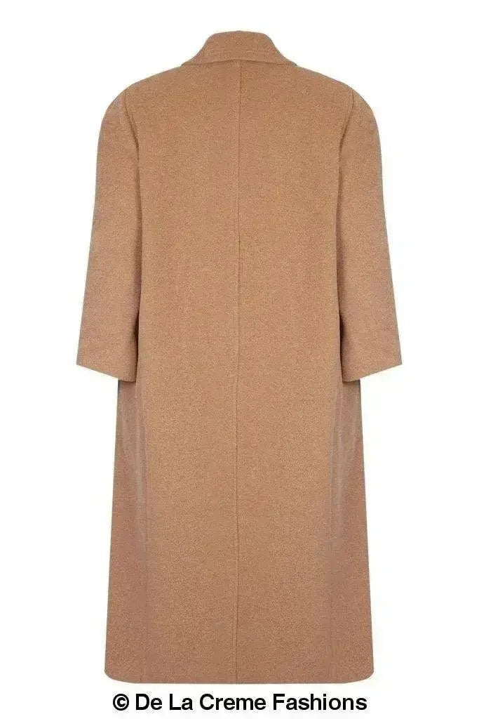 Plus Size Wool Cashmere Coat - Curve Inclusive | Femstylo - Overture Gifts