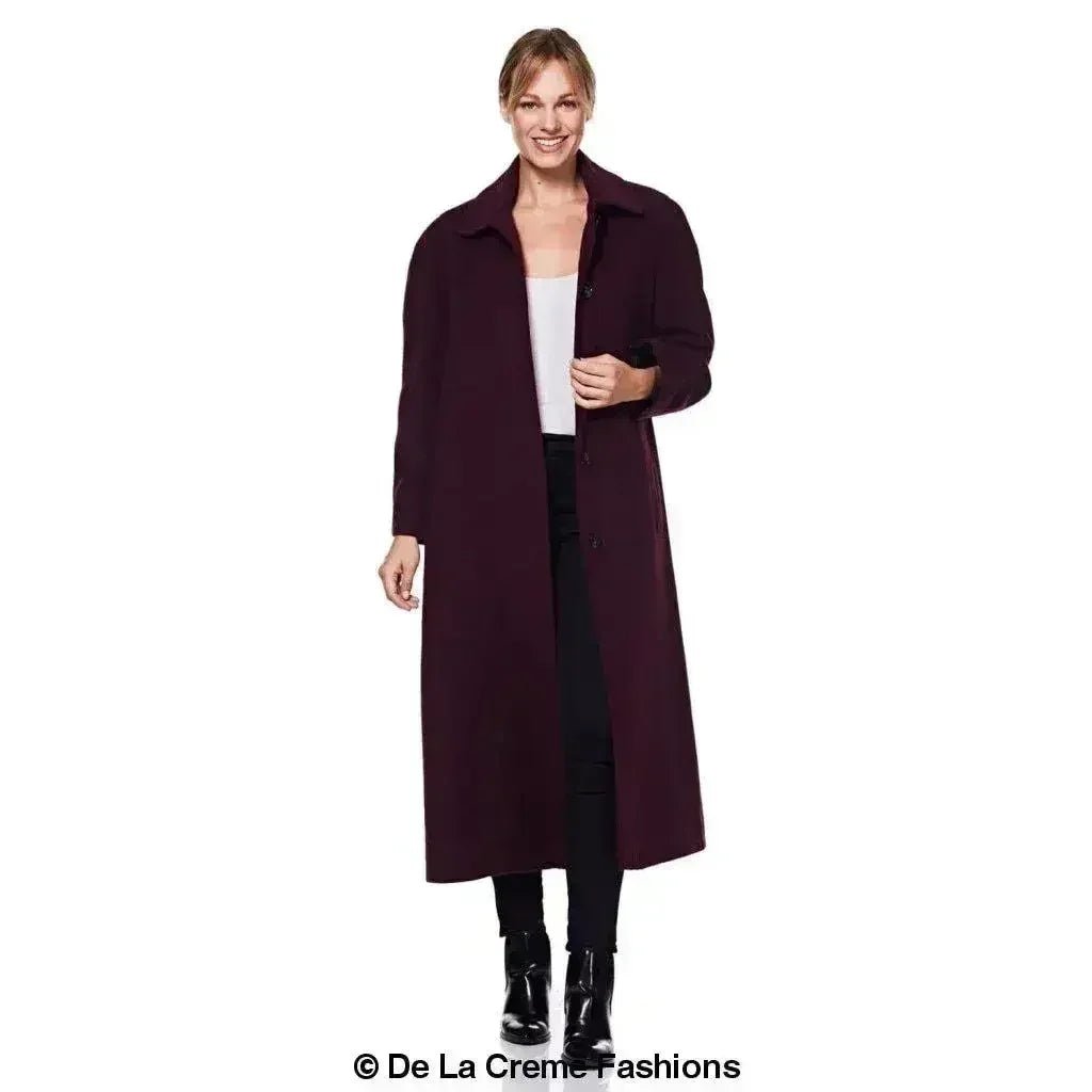 Plus Size Wool Cashmere Coat - Curve Inclusive | Femstylo - Overture Gifts