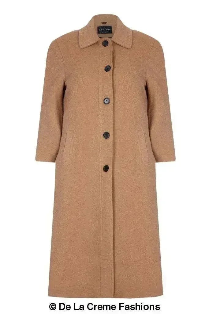 Plus Size Wool Cashmere Coat - Curve Inclusive | Femstylo - Overture Gifts
