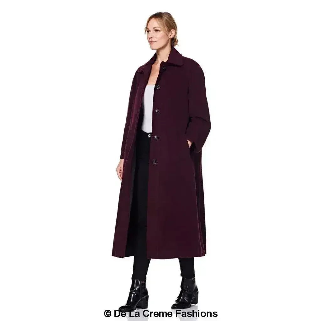 Plus Size Wool Cashmere Coat - Curve Inclusive | Femstylo - Overture Gifts