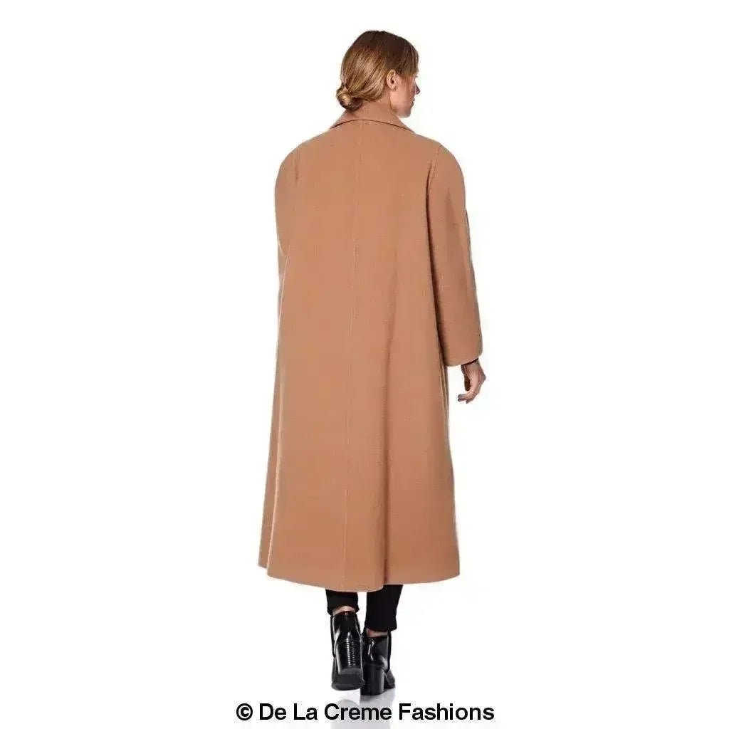 Plus Size Wool Cashmere Coat - Curve Inclusive | Femstylo - Overture Gifts