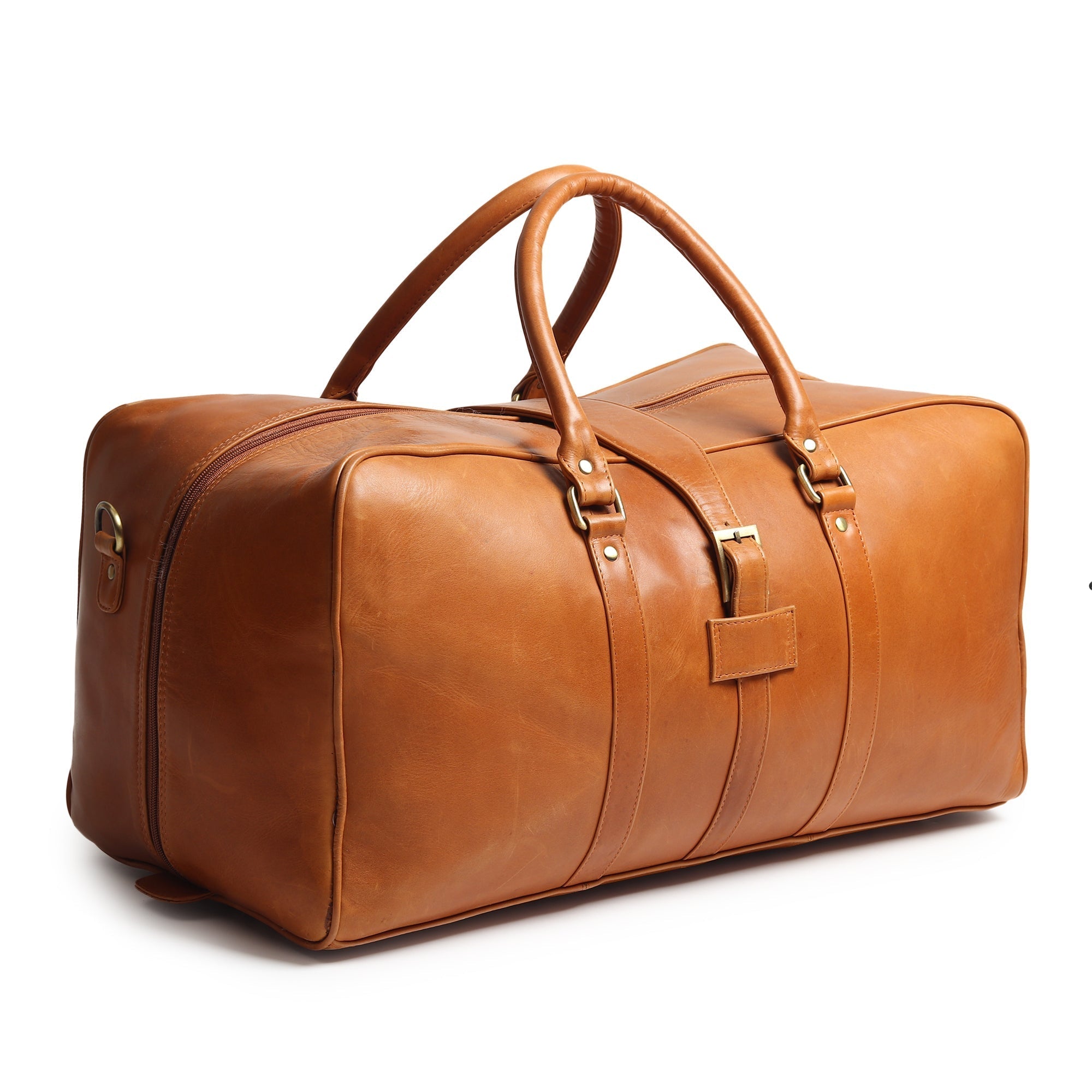 Port Blair Leather Duffle Travel Bag - Overture Gifts
